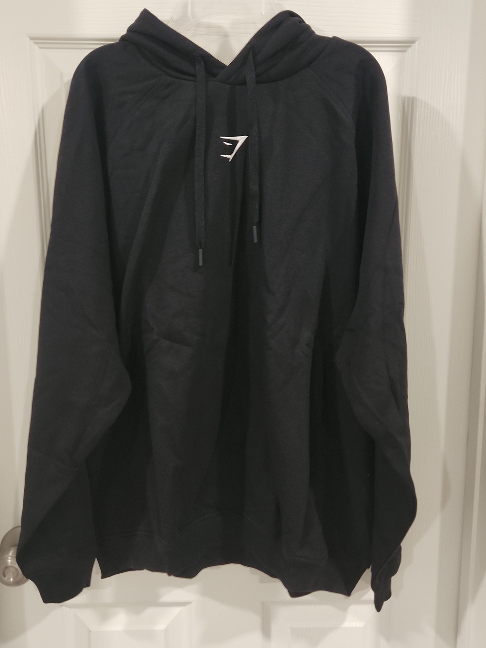 NWT Gymshark Training Oversized Fleece Hoodie Black Size M Womens Pullover